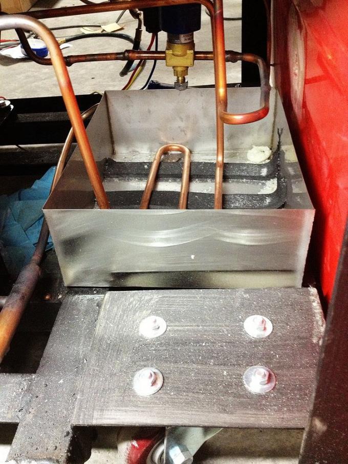 4 trays 20 trays Countertop Ice Cream Display Freezer , Gelato Freezer Display