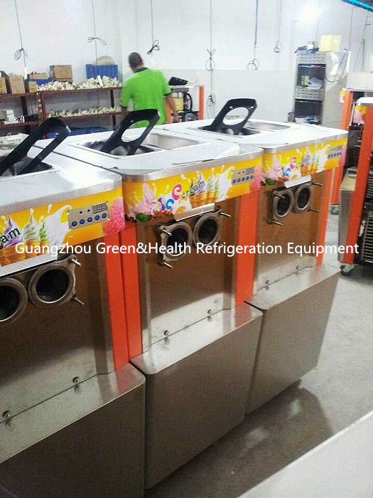 Low Noise Industrial Ice Cream Making Machines CE For Frozen Yogurt