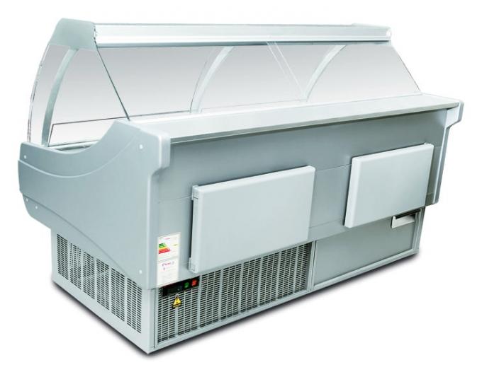 2m Long Deli Display Fridge With Embraco Compressor , Meat Refrigerated Counter