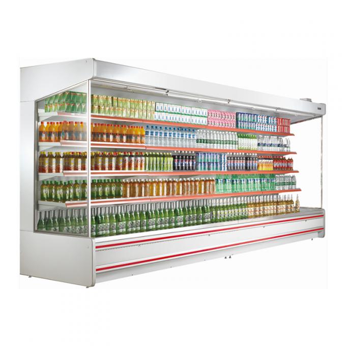 Commercial Supermarket 3m Fruit Vegetable Open Display Cooler
