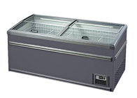 Hypermarket Commercial Chest Freezer With Alluminum Coated Plate Glass Material