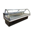 Commercial Fresh Meat Seafood Display Chiller For Butchery Store With 1.5 2 3m
