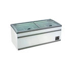 Hypermarket Commercial Chest Freezer With Alluminum Coated Plate Glass Material