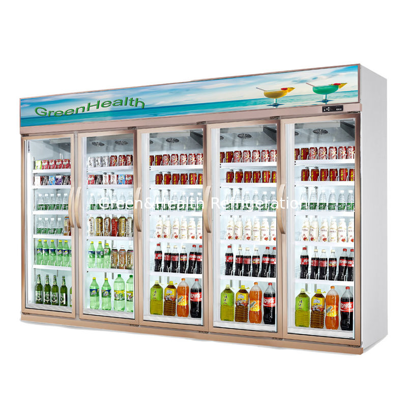 Shop Commercial 5 Glass Door Refrigerator Freezer Fan