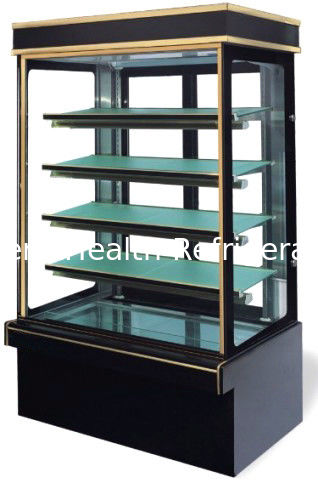 Small 3 Layers Commercial Cake Display Fridge Bakery Showcase Energy Saving