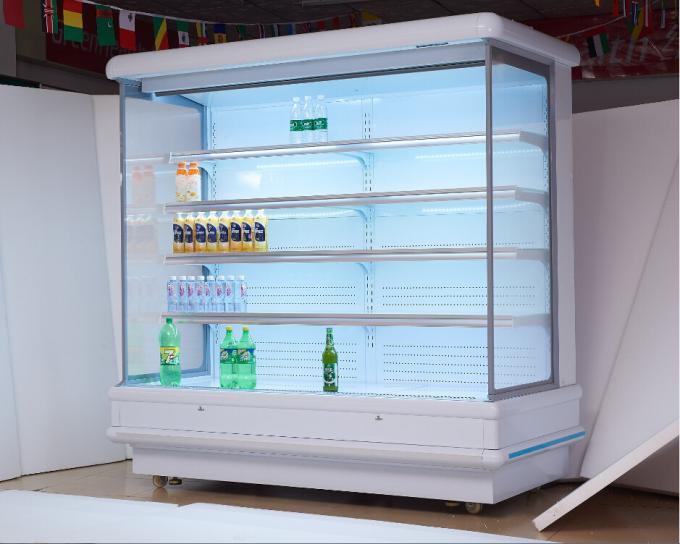 Supermarket Open Front Display Fridge For Vegetable / Fruit / Drink