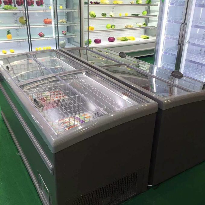 1822??? Big Capacity Combined Supermarket Island Freezer / Meat