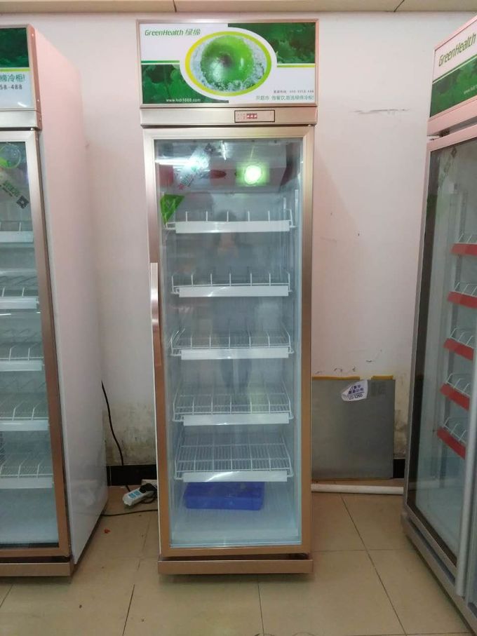 400L Commercial Beverage Cooler / Drink Refrigerator Glass Door Single