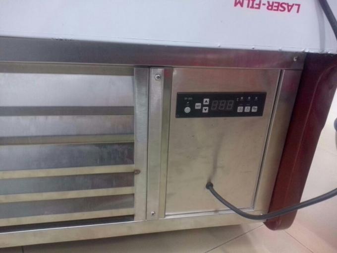 Portable Ice Cream Display Freezer With Cooling System Under Bottom