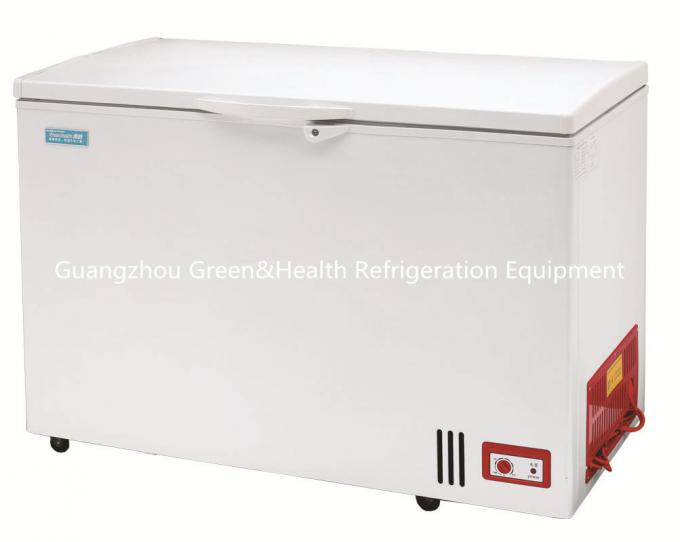 Double Door Propane Chest Deep Freezers Compact With Wheels / Lock