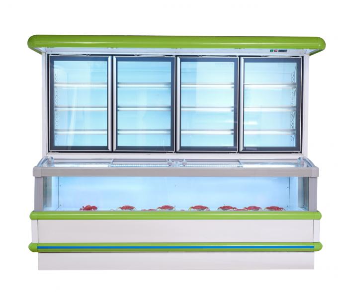 Large Combined Fridge Freezer And Wine Cooler Samba Hybrid For Store