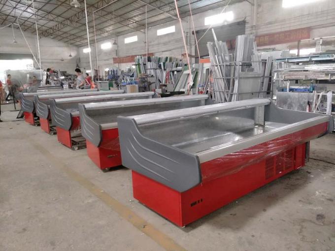 Small Seafood Freezer Showcase Fish Meat Display Chiller 110220V 60HZ meat display chiller