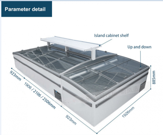 Top Open Freezer Supermarket Refrigeration Sliding Glass Door Chest Top open freezer supermarket refrigeration sliding glass door chest