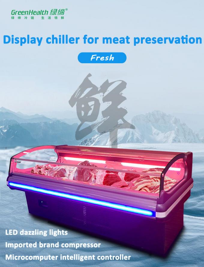 Commercial Meat Display Refrigerator R22 Open Display Fridge