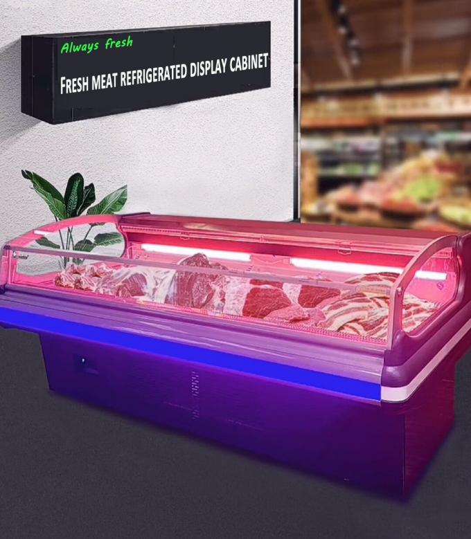 Commercial Meat Display Refrigerator R22 Open Display Fridge
