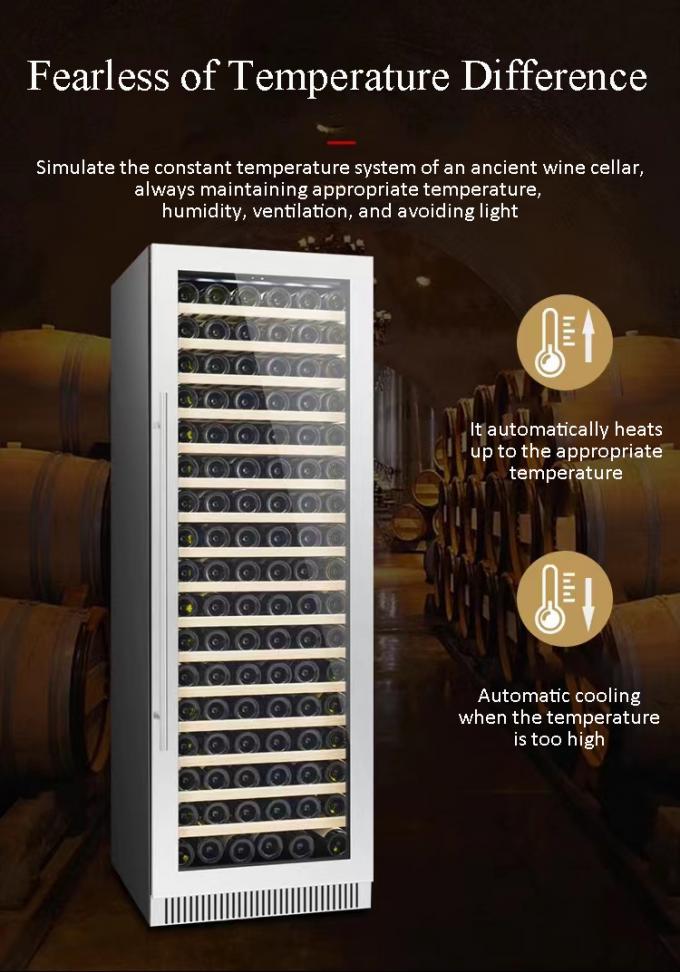 ETL Certificate LD-60D Black Dual Zone Wine Display Cooler With ...