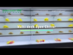 Meat / Dairy / Fruit / Vegetable Display Open Multideck Fridge