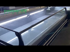 Single Temperature Fresh Beef Deli Display Freezer For Meat Shop