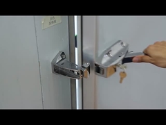 Refrigeration Back Load Display Fridge Freezer With Glass Doors Panel Thickness 75mm