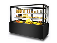 Auto Defrost Bakery Display Showcase Glass Door Pastry Cake Cabinet Fridge