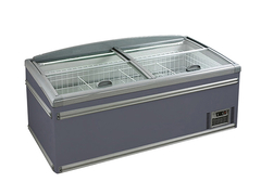 Green Health Commercial Island Freezer Supermarket Refrigeration Popsicles Deep Freezer