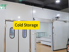 Cold Storage Room Custom Walk-In Cooler / Freezer Combo With Remote Refrigeration