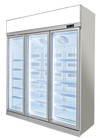 Stainless Steel Upright Commercial Display Freezer -22°C With 3 Doors
