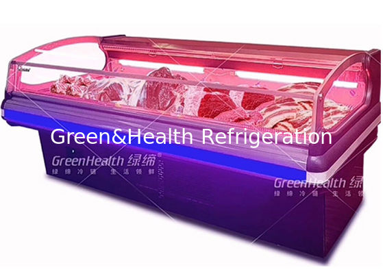 Dynamic Cooling Meat Display Fridge Big Capacity Plug In System
