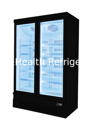 -22C Supermarket Frozen Food Vertical Ice Cream Freezer Glass Door Upright Display Cooler