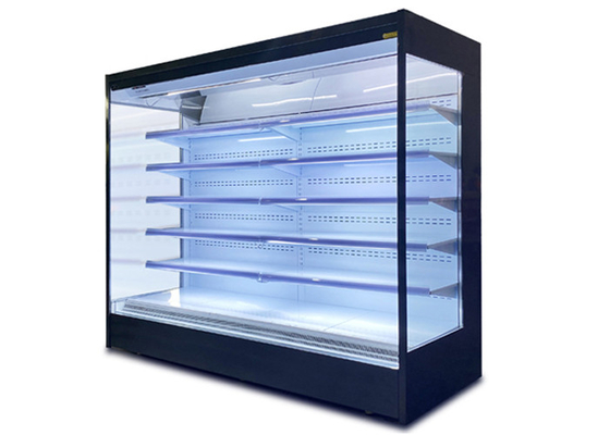 Manufacturer Supply Large Open Chiller Display Air Cooling for Supermarket