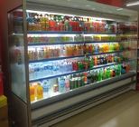 Supermarket Vegetable Multideck Open Chiller / Display Refrigerator Energy Saving