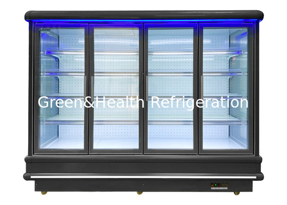 Supermarket Multideck open Chiller With Doors Drink Display Fridge