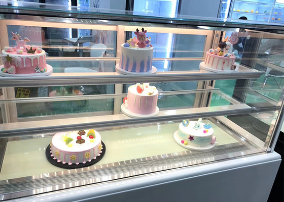 Supermarket Cake Display Fridge Refrigerated Cake Salad Fridge