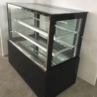 1.2m to 2m Cake Display Glass Freezer Bakery Showcase For Bread Shop