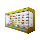 3m Open Multi Deck Supermarket Refrigeration Display Chiller For Milk