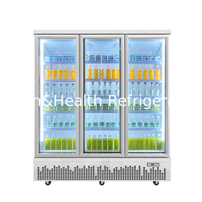 Store Use Glass Door Drinks Beverage Cooler For Modern Commercial Spaces