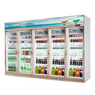 Shop Commercial Beverage Cooler 5 Glass Door Refrigerator Freezer Fan Cooling Type