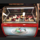 50Hz Shop Gelato Ice Cream Dipping Cabinet With Danfoss Compressor