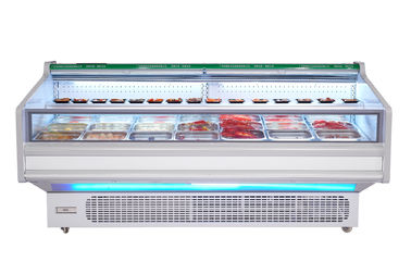 800L Horizontal Fish Meat Open Display Freezer For Butchery Shop
