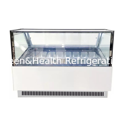 Frost Free Energy Saving Ice Cream Display Freezer For Large Storage Capacity