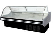 2 Meter / 3 Meter Commercial Fresh Meat Display Showcase With Glass Cover