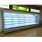 4 Layers Multideck Open Chiller With Temperd Glass Or Painted Steel Shelves