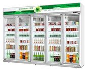 400L Commercial Beverage  Cooler / Drink Refrigerator Glass Door Single