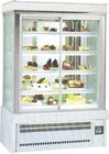 Pastry Dessert Cake Display Chiller With Back Sliding Door Air Cooling System