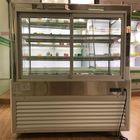 Japanese Bakery Display Glass Door Cabinet With Imported Compressor