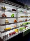 Commercial Multideck Open Chiller Supermarket Showcase With Glass Door