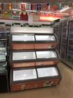 3 Layers Ice Cream Display Freezer Below 18 Degree Temperature Italian Style