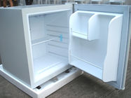 Black Or White Hotel Mini Bars With Table Top Glass Door / Adjustable Shelves
