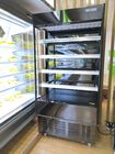 780W Multideck Open Chiller , 1.25m Multi Deck Drinks Food Shop Cafe Display Fridge