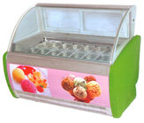 Economical Ice Cream Display Freezer 1260W 12 Trays For Supermarket